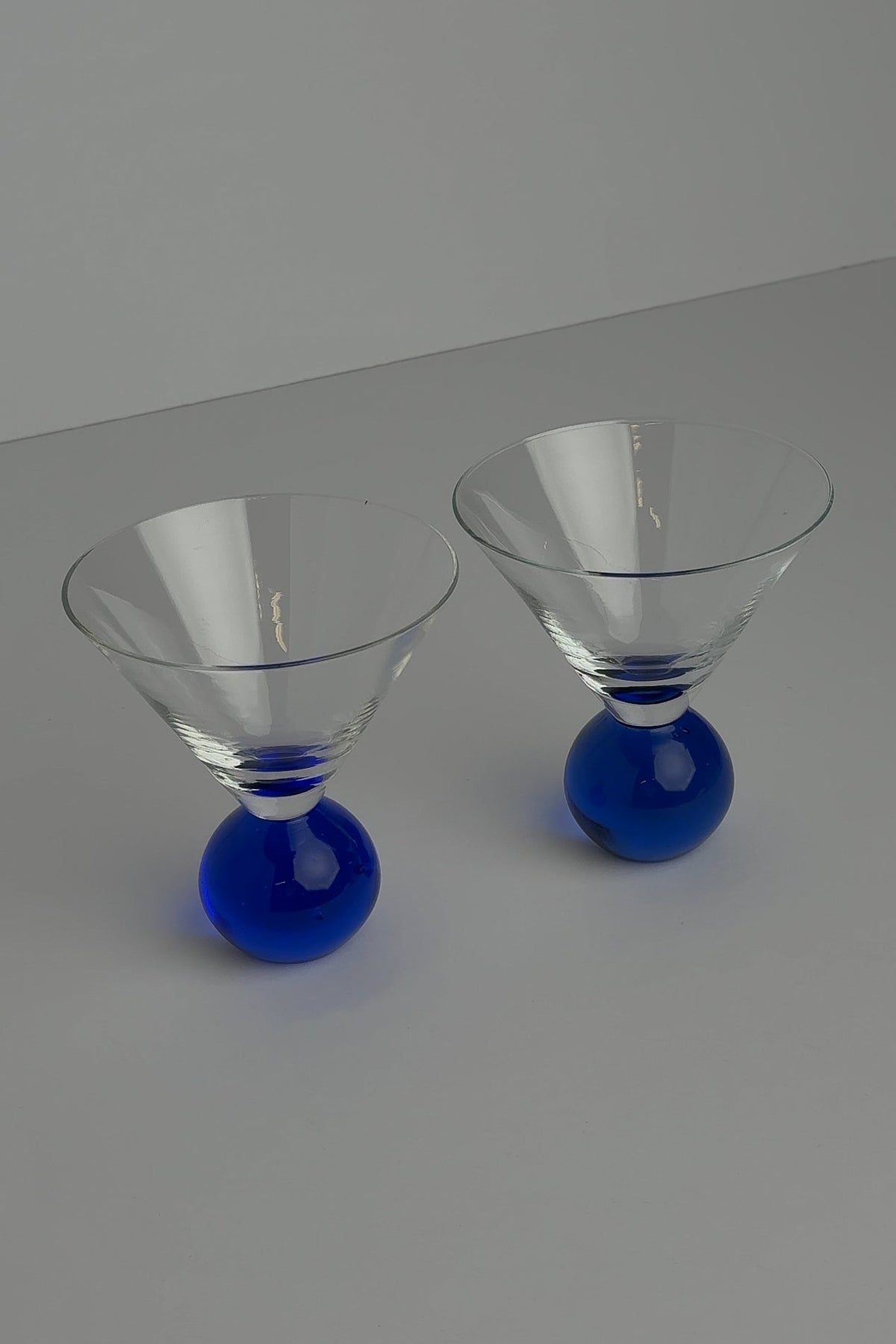 Glassware set for a long holiday dinner