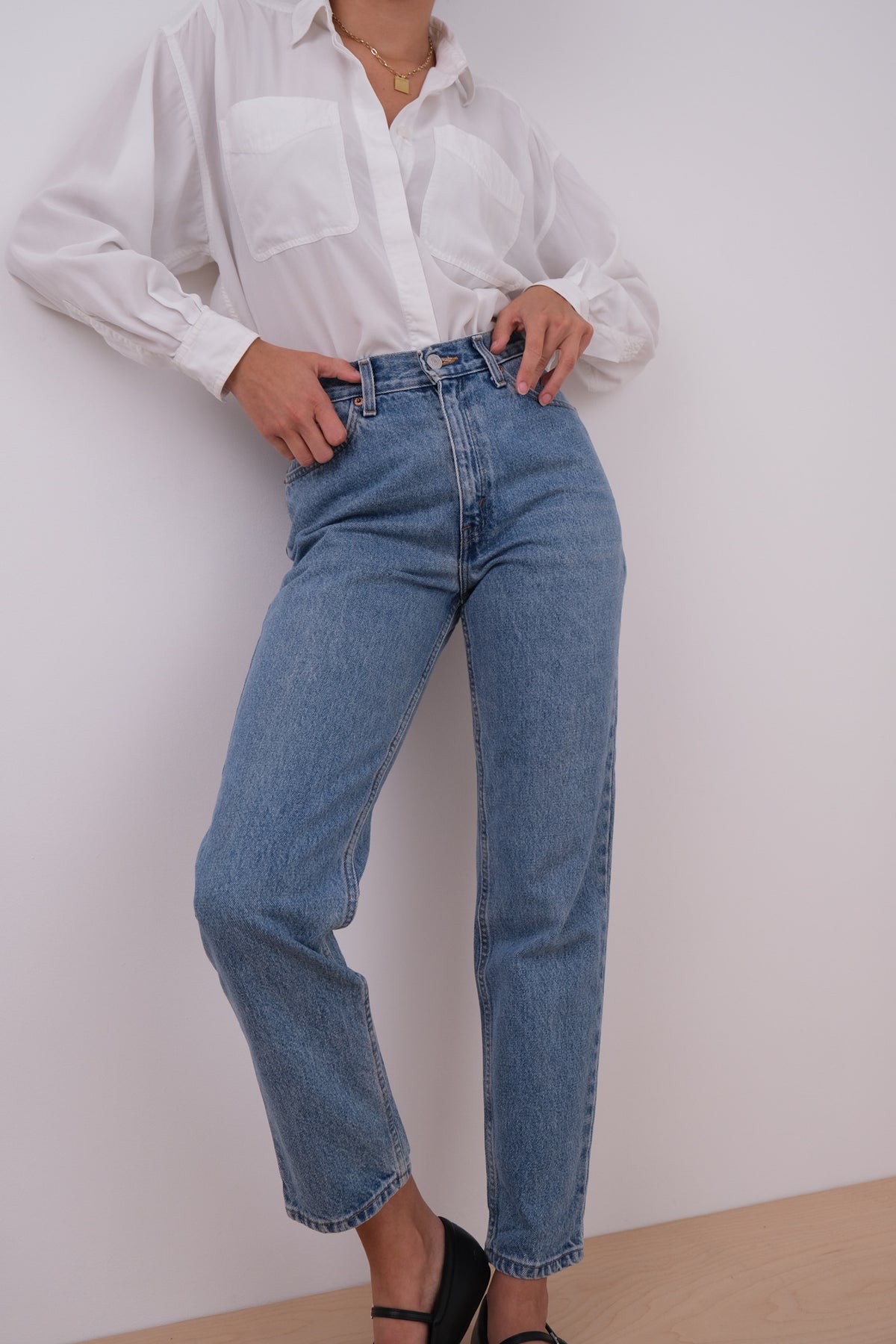 Vintage 90s Light Wash Levi's 512 Cotton Denim Jeans