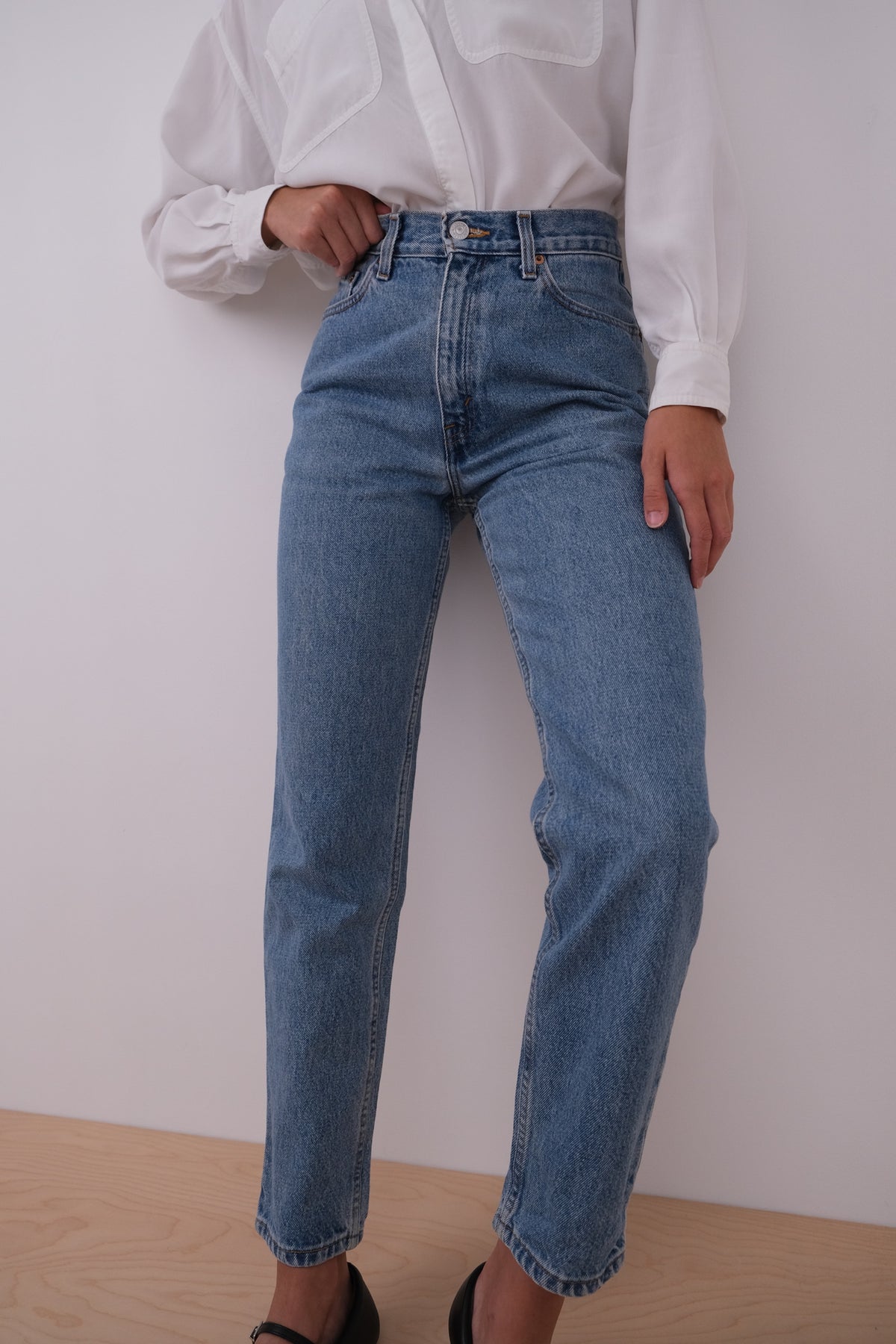 Vintage 90s Light Wash Levi's 512 Cotton Denim Jeans