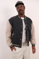 Vintage 90s Ash Cotton Varsity Jacket