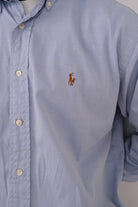 Vintage 90s Cloud Polo Ralph Lauren Cotton Button Down