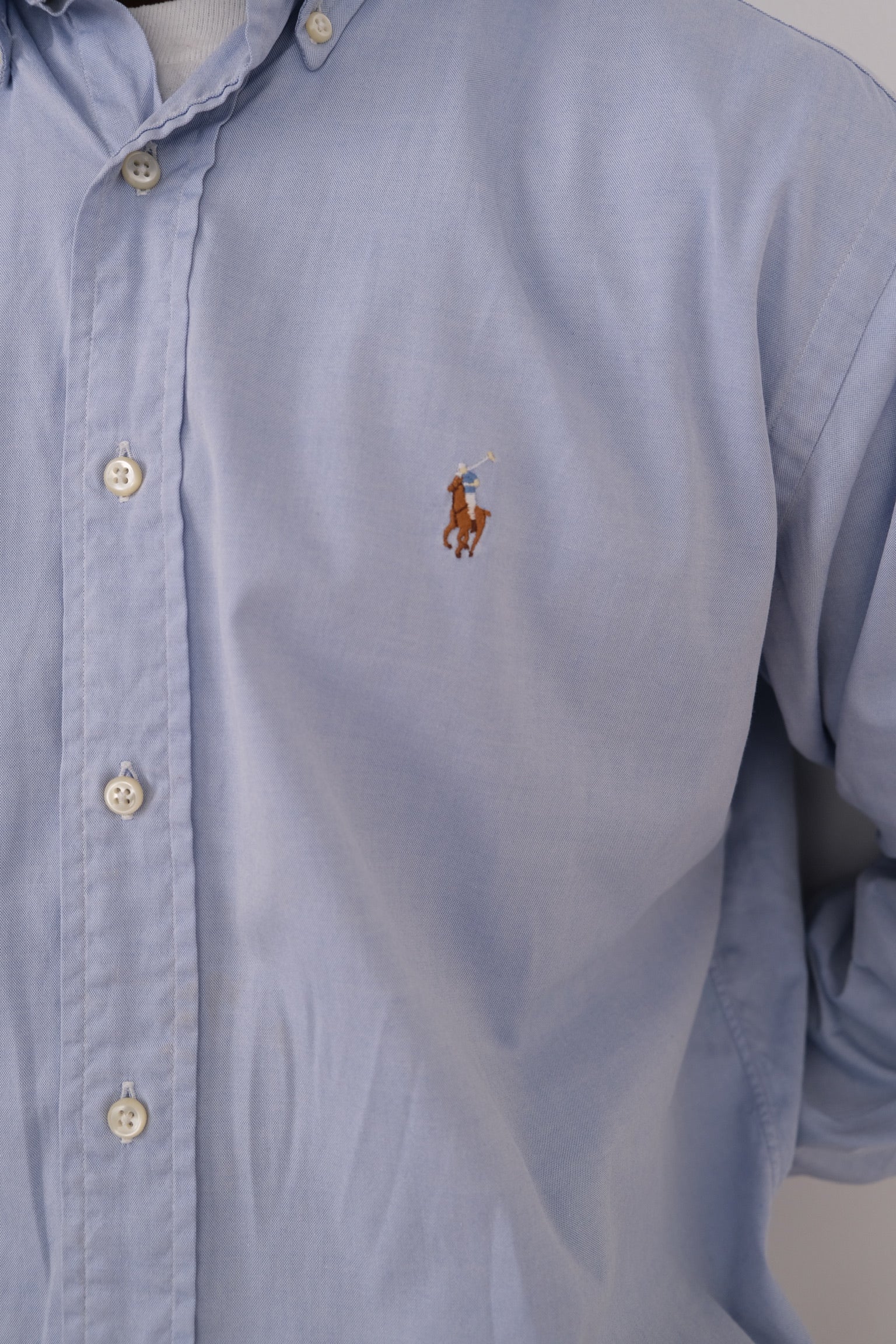 Vintage 90s Cloud Polo Ralph Lauren Cotton Button Down