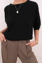 Vintage 90s Graphite Ramie Blend Waffle Knit Sweater