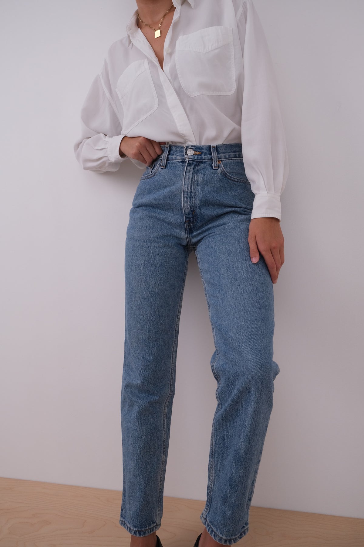 Vintage 90s Light Wash Levi's 512 Cotton Denim Jeans