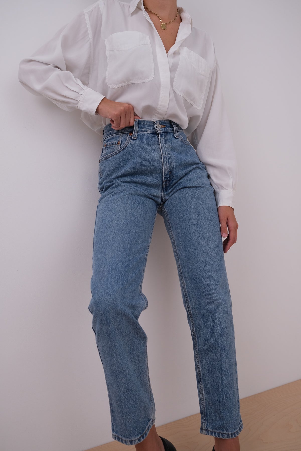 Vintage 90s Light Wash Levi's 512 Cotton Denim Jeans