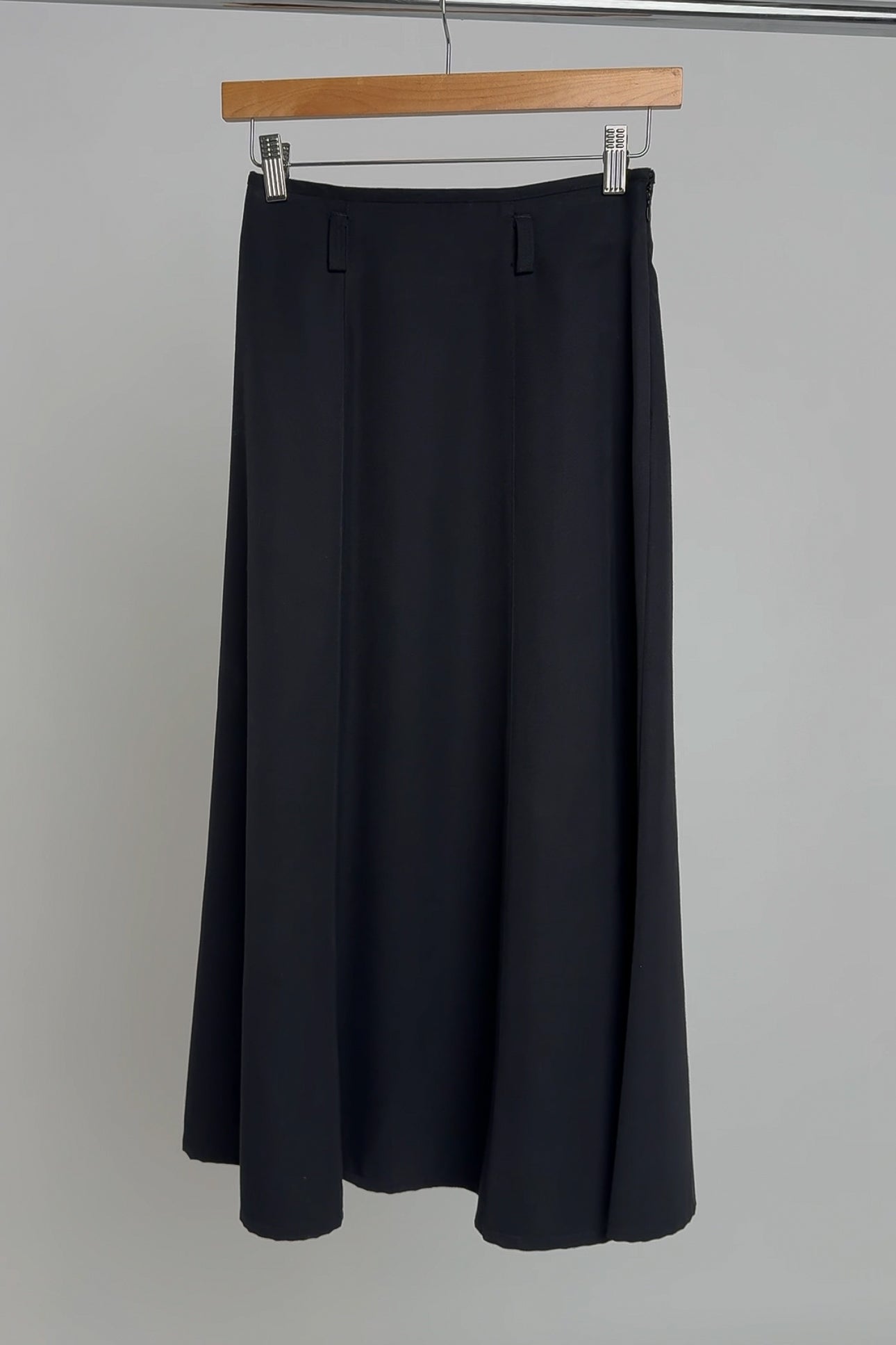 Vintage Onyx Midi Skirt