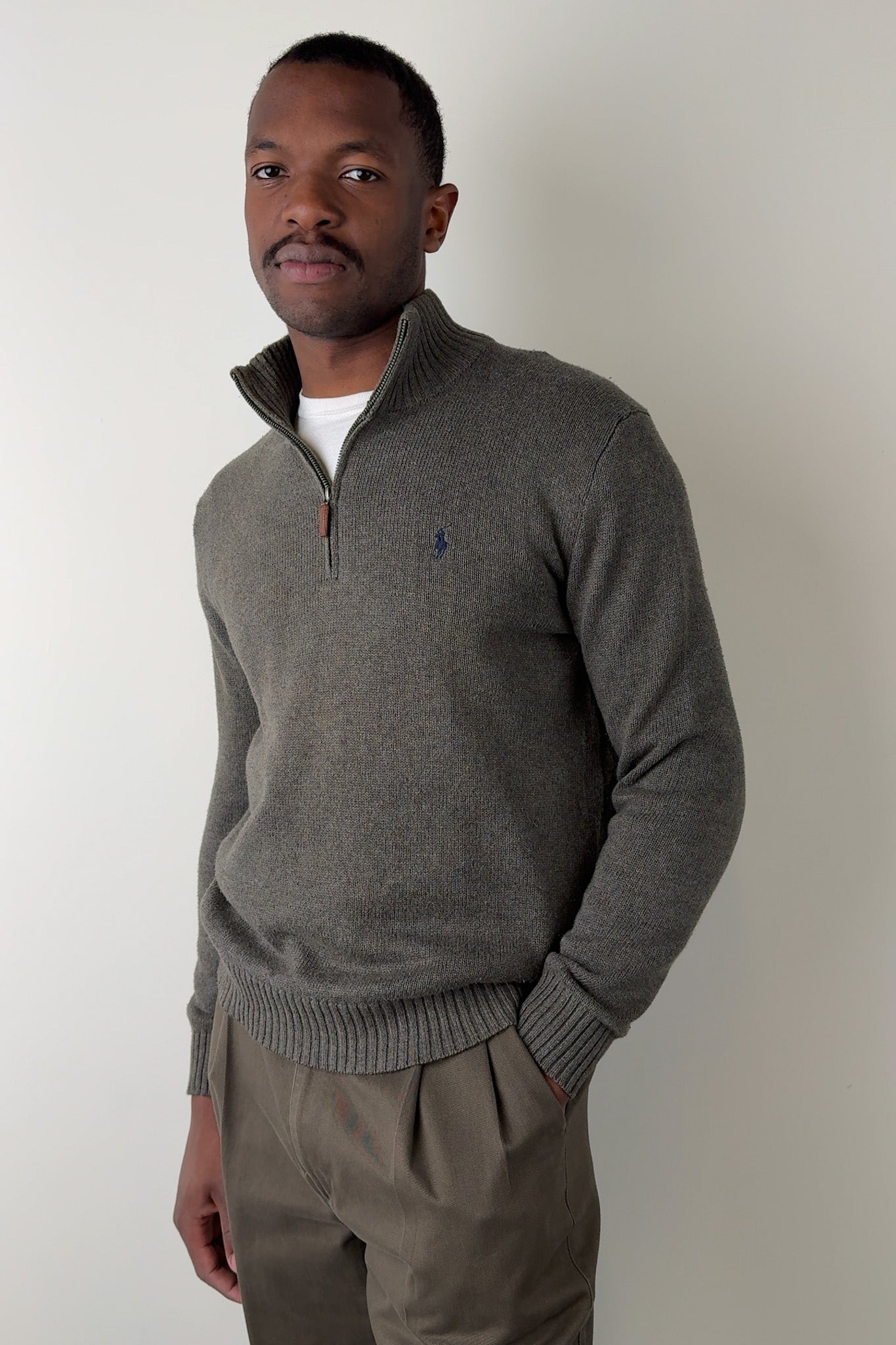 トップス 90s Ralph Lauren sweat zip up cardigan Ralph Lauren Zip Up Cardigan Sweater with Hood, Cable Knit