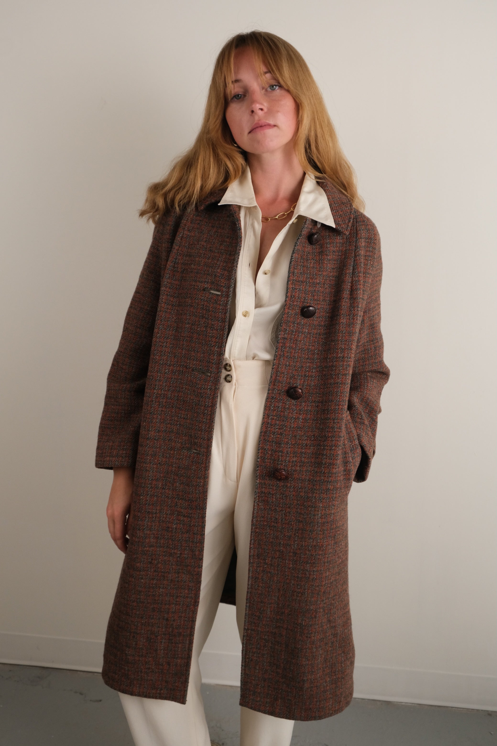 60s ELGEE London Vintage Tweed Coat 英国製 60s ELGEE London Vintage Tweed Coat 英国製 - メルカリ